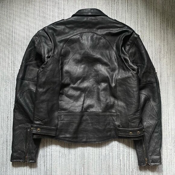Classic Black Leather Jacket - Picture 4 of 5